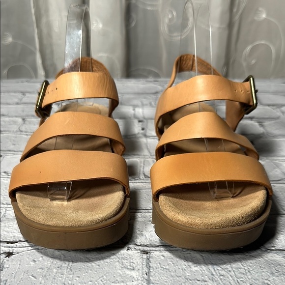 Madewell Addie Sandal Desert Camel Tan size 8 1/2 leather sandals - Picture 3 of 16